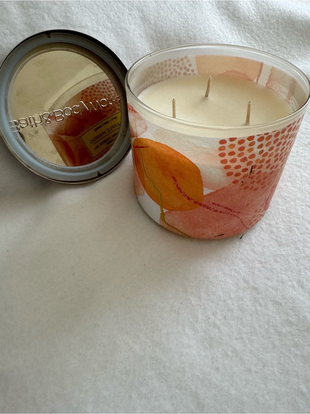 Bath & Body Works Pineapple Mango 3-Wick Decorative Jar Candle, 14.5 oz